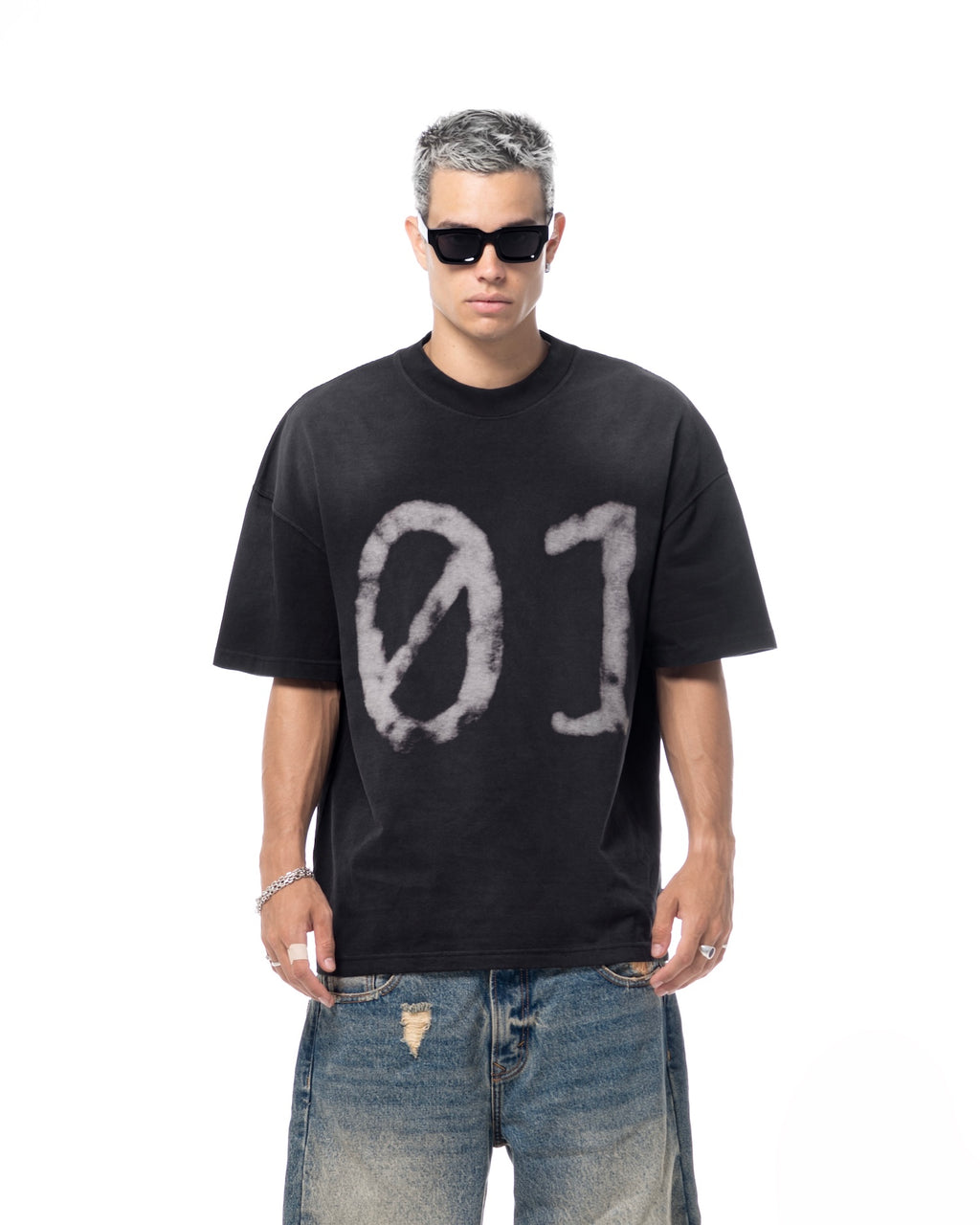 SSMA 01 WASHED V2 T-SHIRT - BLACK