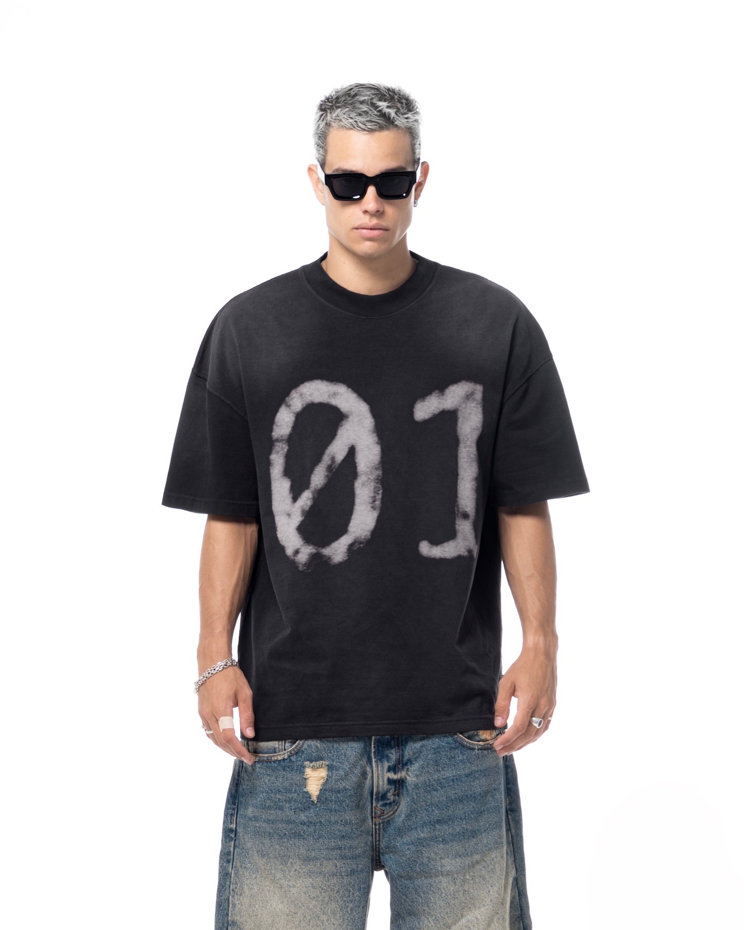 SSMA 01 WASHED V2 T-SHIRT - BLACK