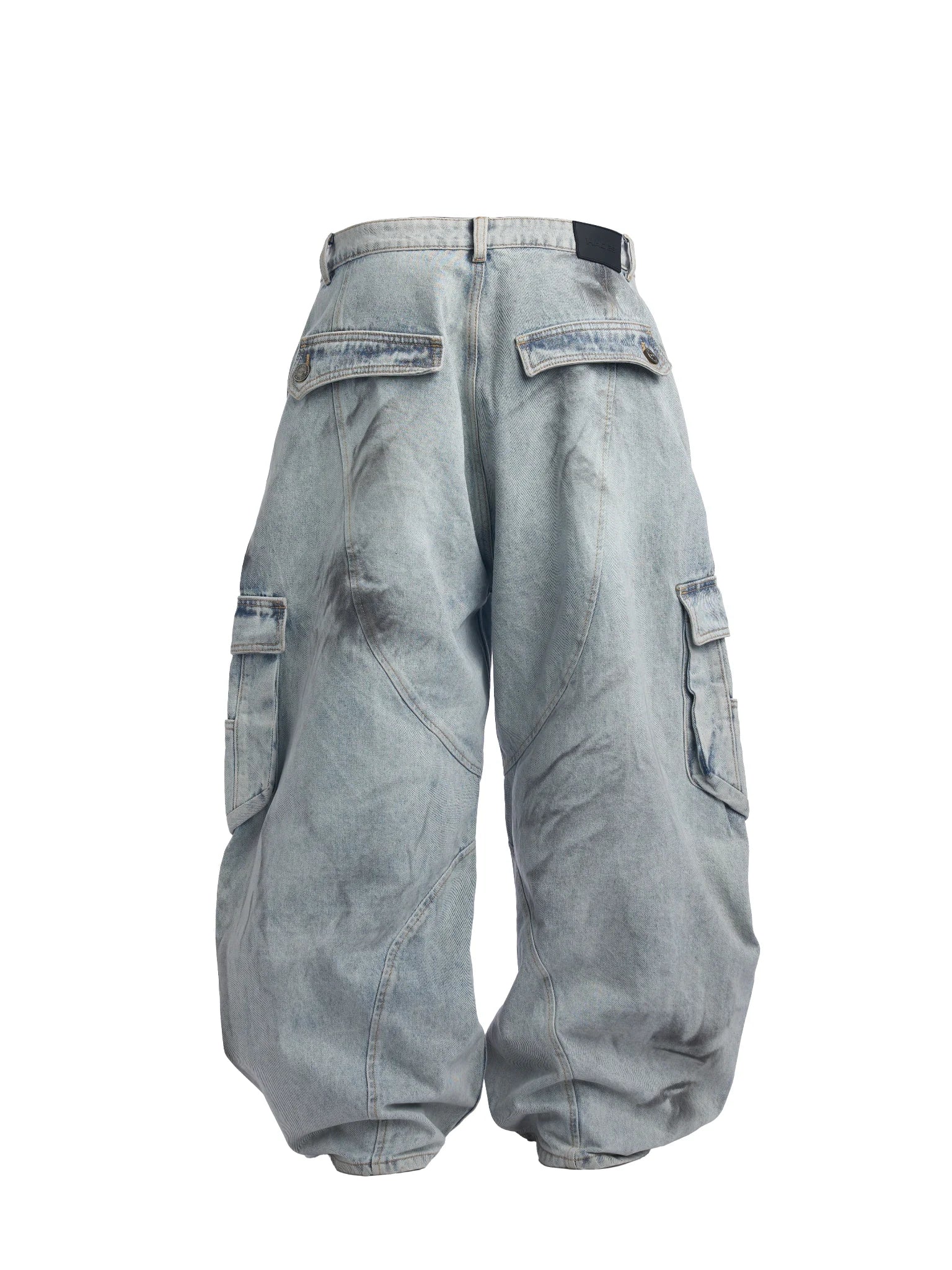 HADES OFF GRAY WASH CARGO JEANS