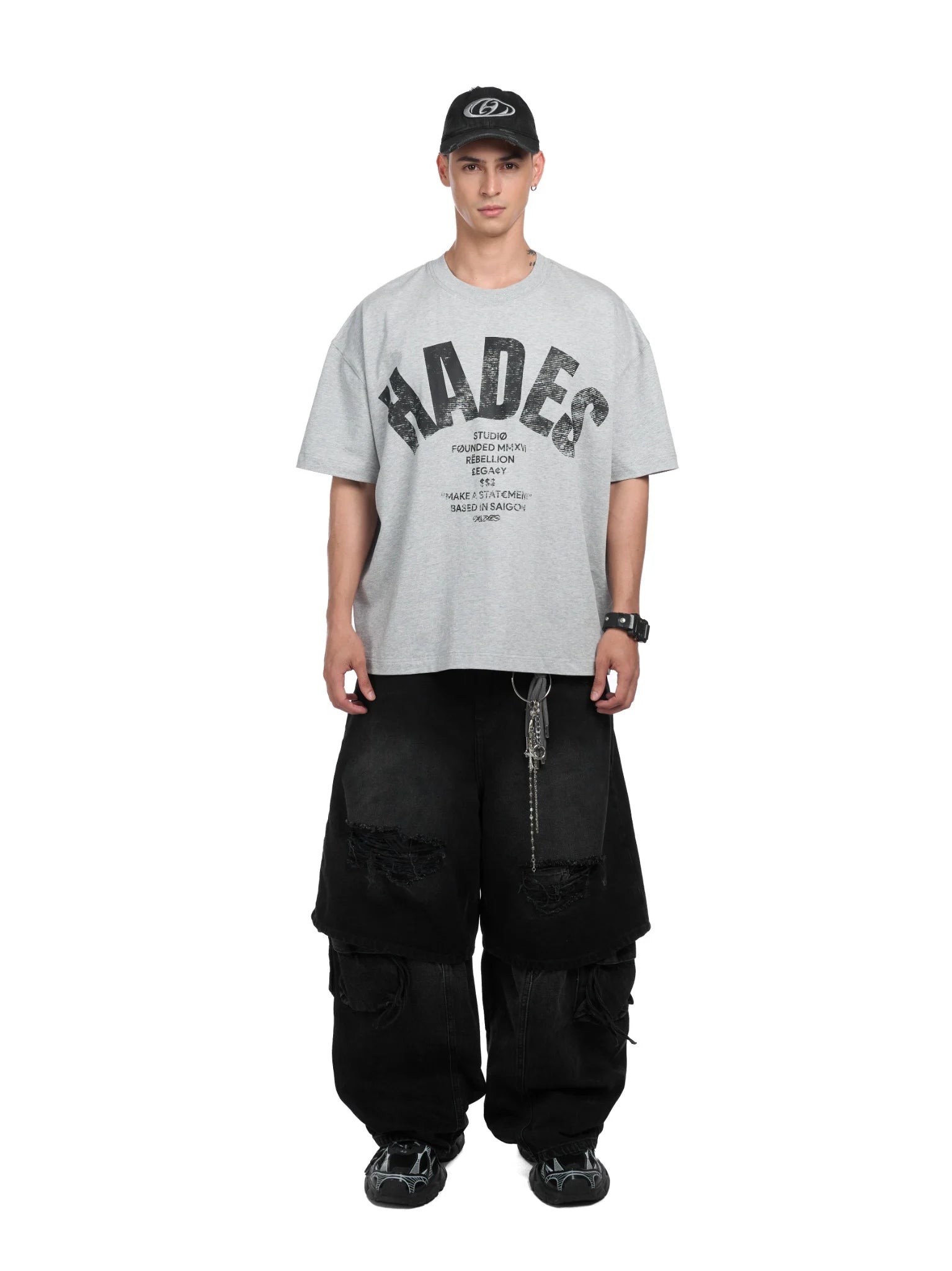 HADES OG TEE - GREY