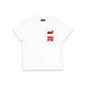 SWE PEEKING POCKET BABY TEE - WHITE