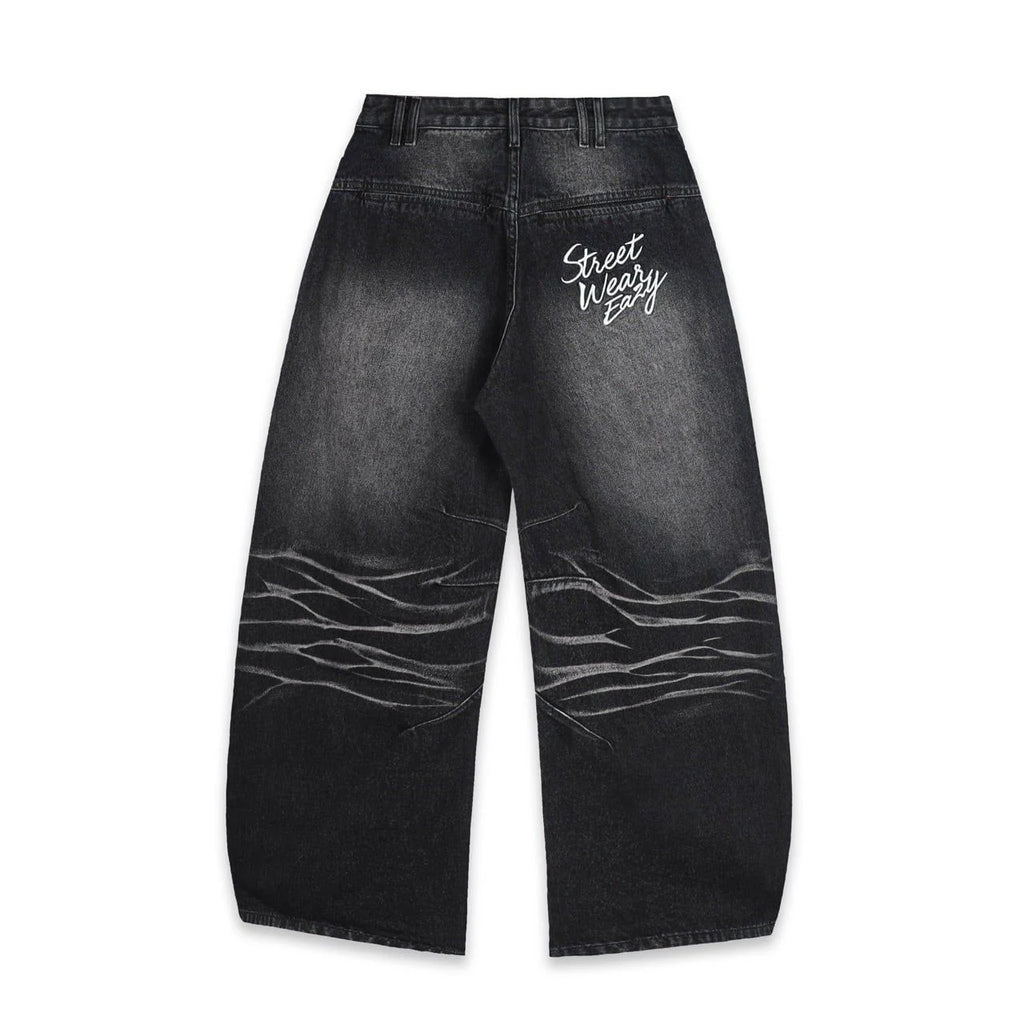 SWE WHISKER JEANS - WASHED BLACK