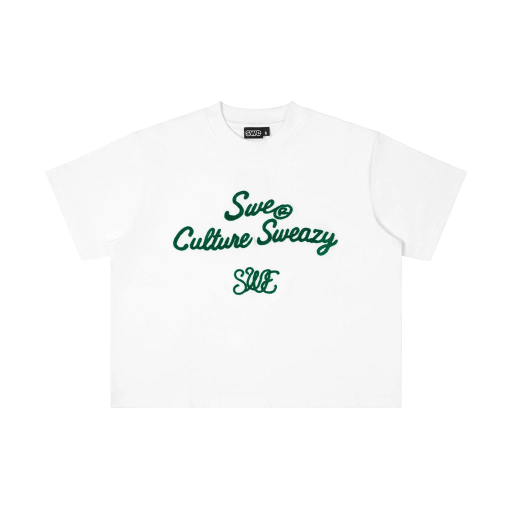 SWE RHYTHM BOXY TEE - WHITE