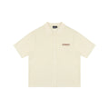 SWE CROCHET KNIT SHIRT - CREAM