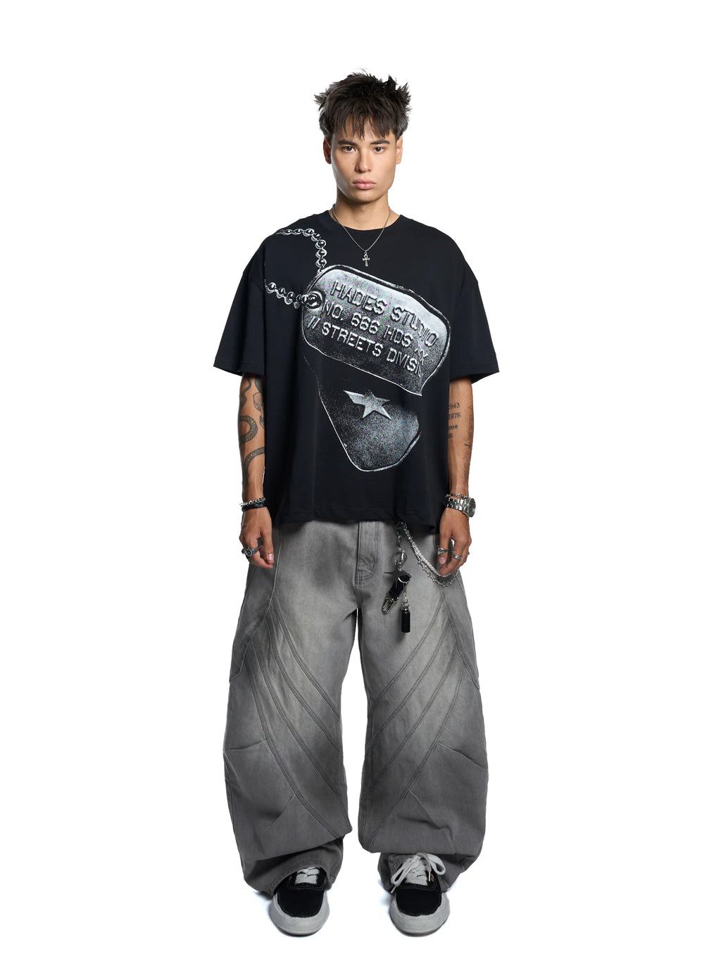 HADES CRISSCROSS WASH JEANS