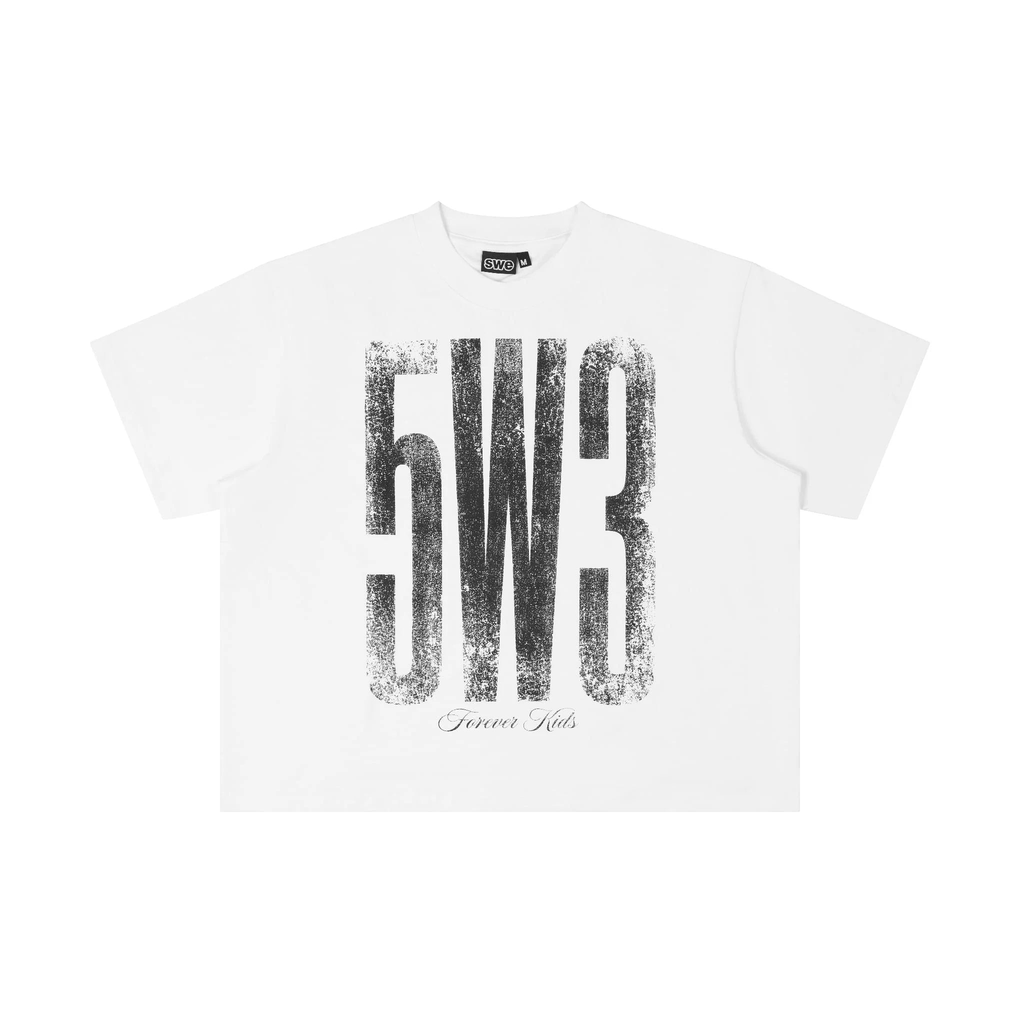 SWE 5W3 BOXY TEE - WHITE