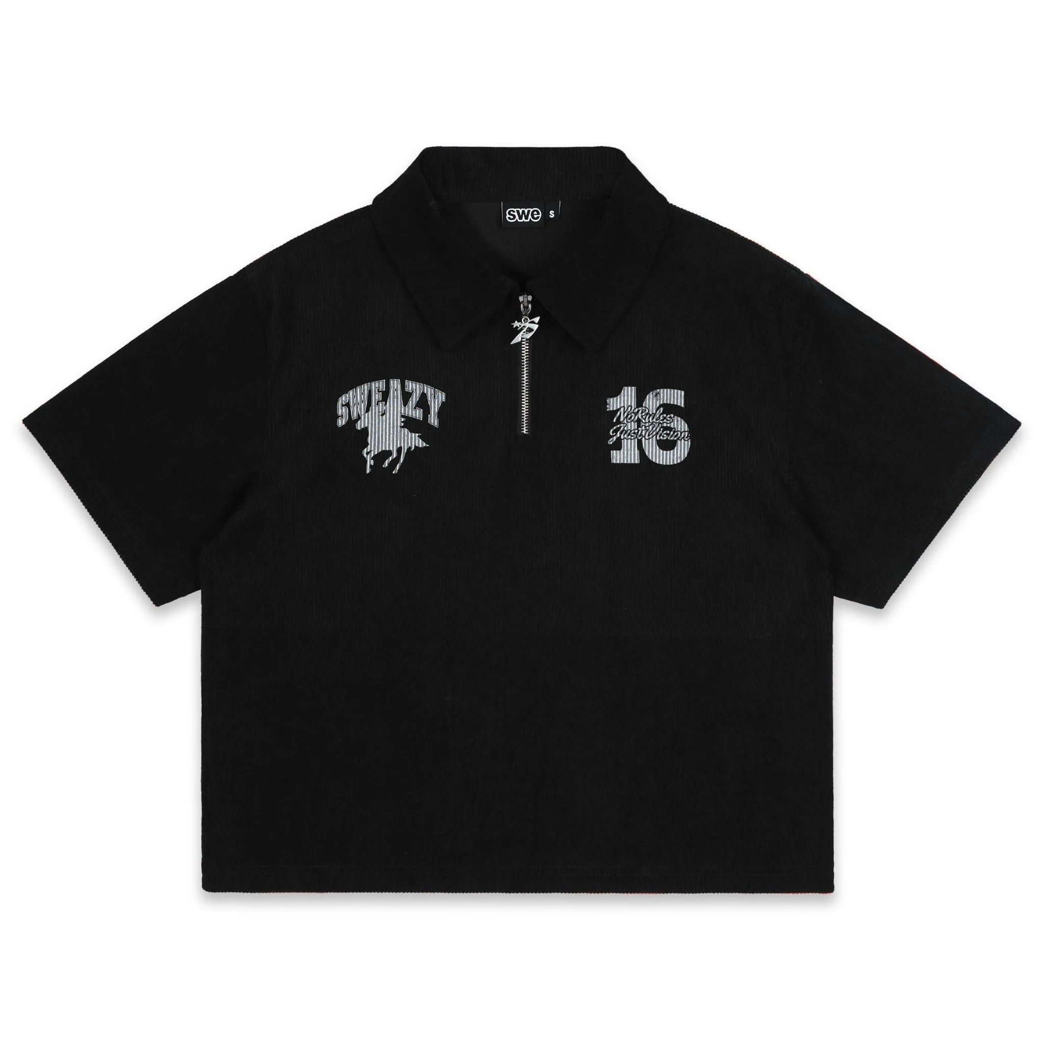 SWE CORDUROY SHIRT - BLACK