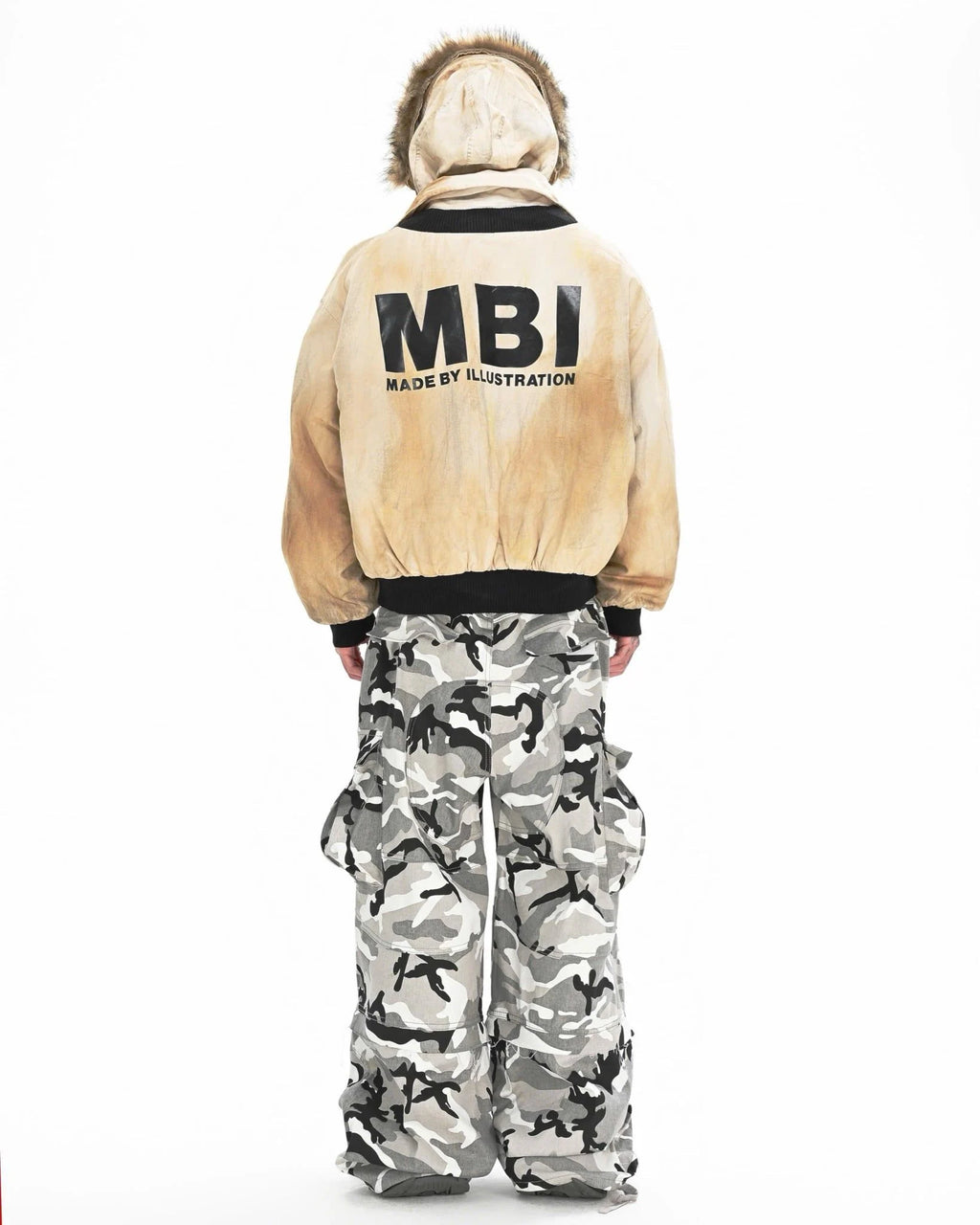 MBI 2IN1 FADED MILI PANTS - PANDA CAMO
