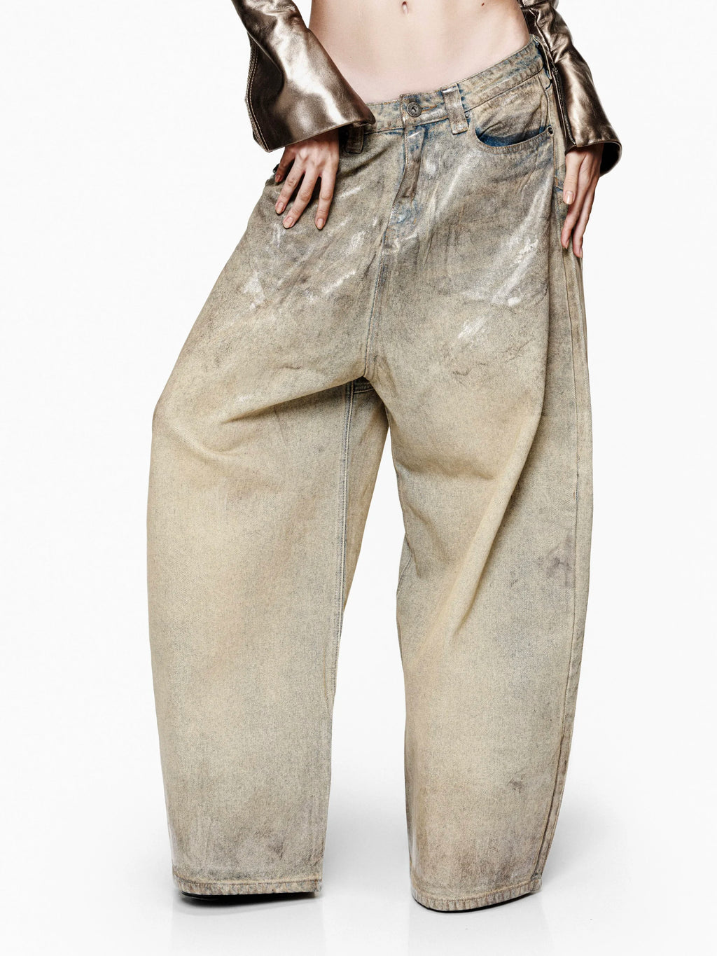 LATUI ATELIER SIP & SPILL JEANS