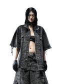 RICH AS.070B PEPPER WASHED OVERSHIRT