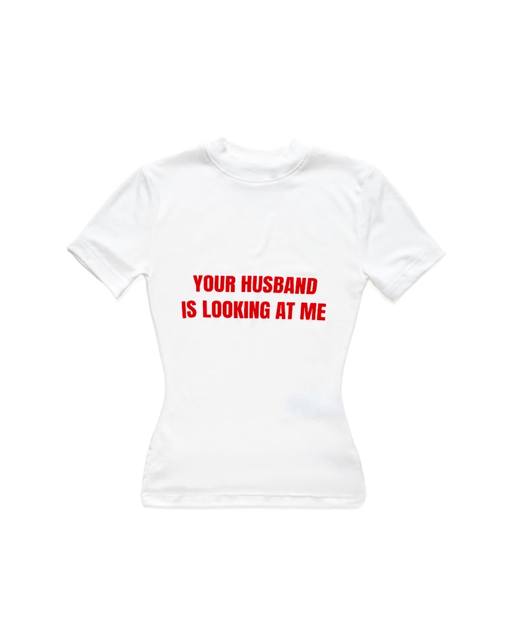 SSMA FALL25 HOTTIE BABY TEE - WHITE