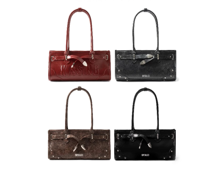 SPOILED PREMIUM PVC BUCKLE SHOULDER & TOP-HANDLE BAG