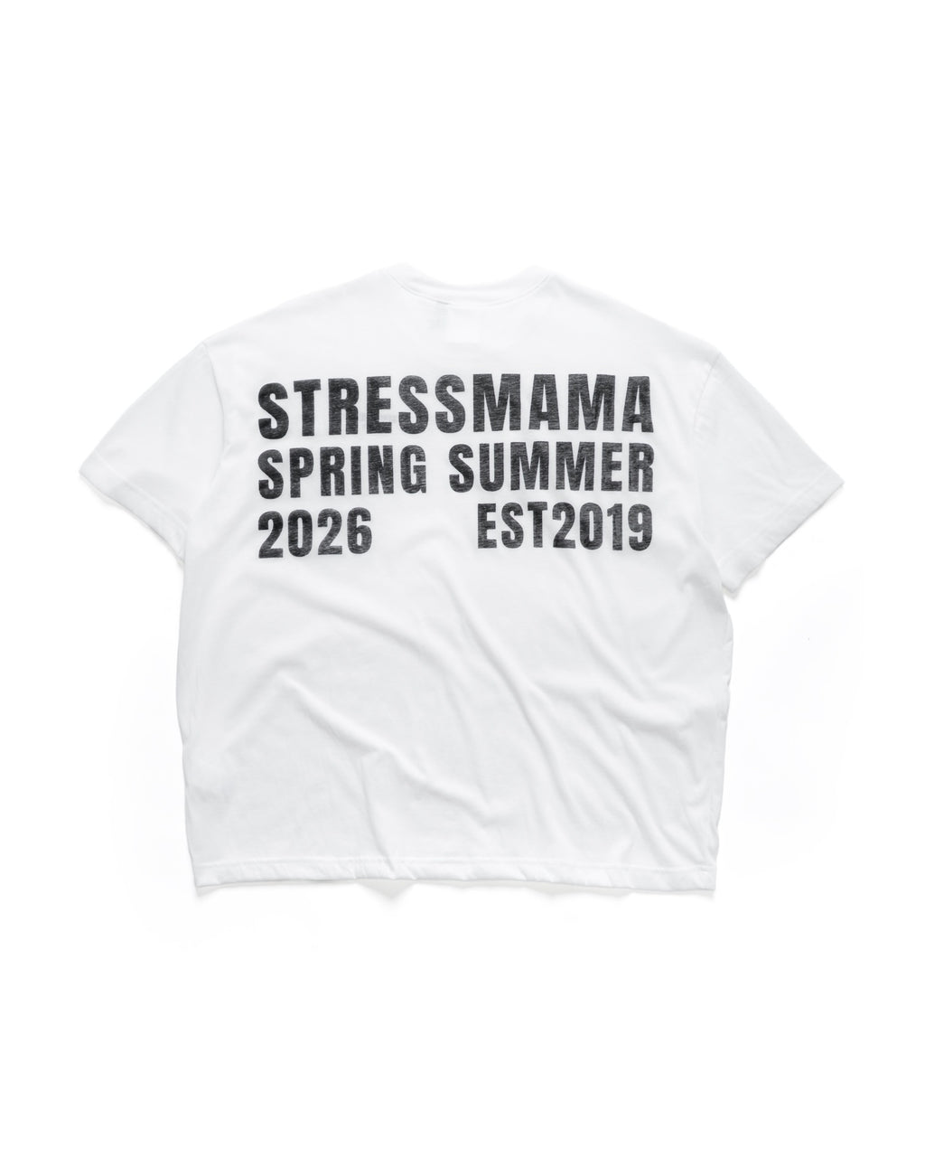 SSMA SS26 SHEER T-SHIRT - WHITE
