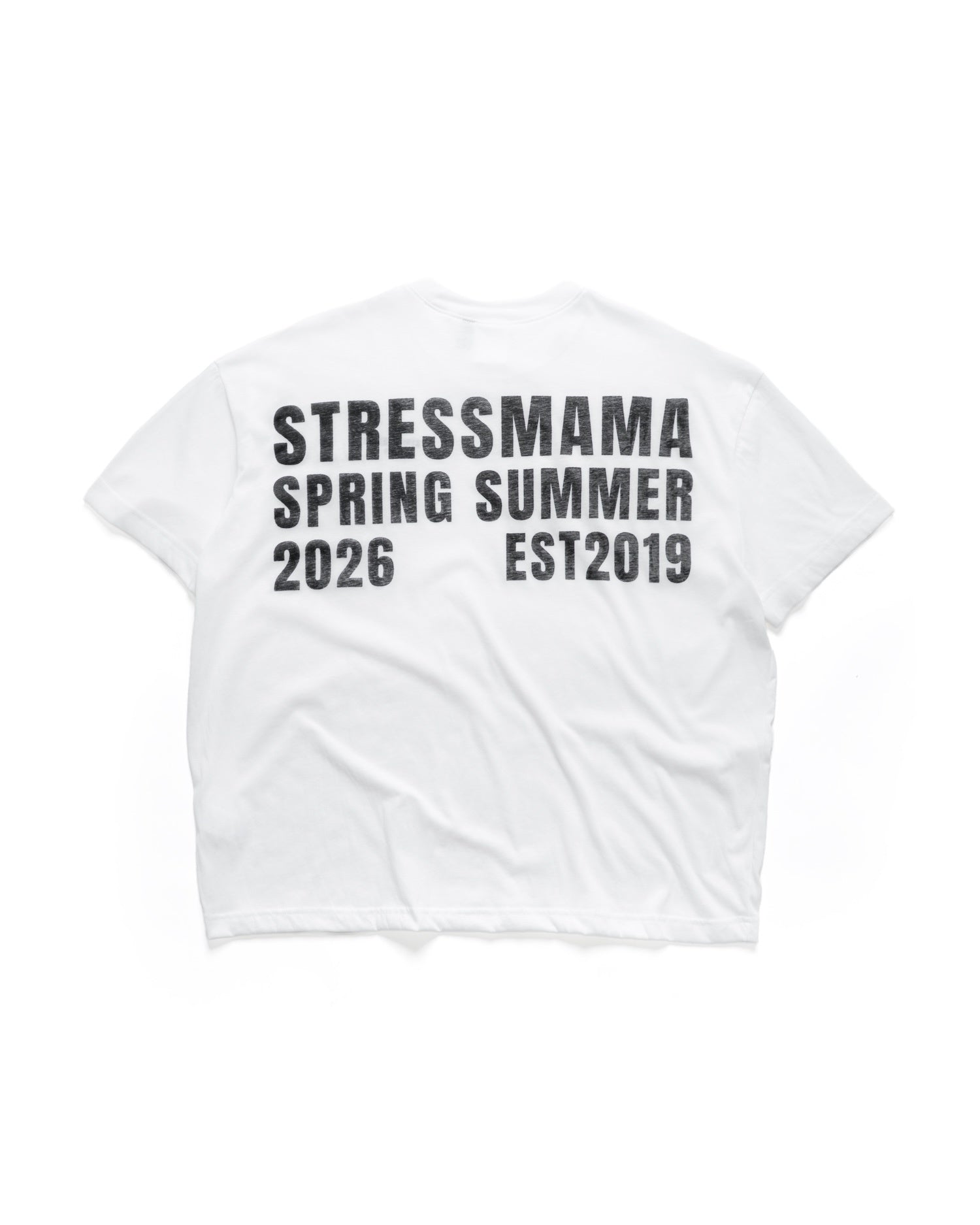 SSMA SS26 SHEER T-SHIRT - WHITE