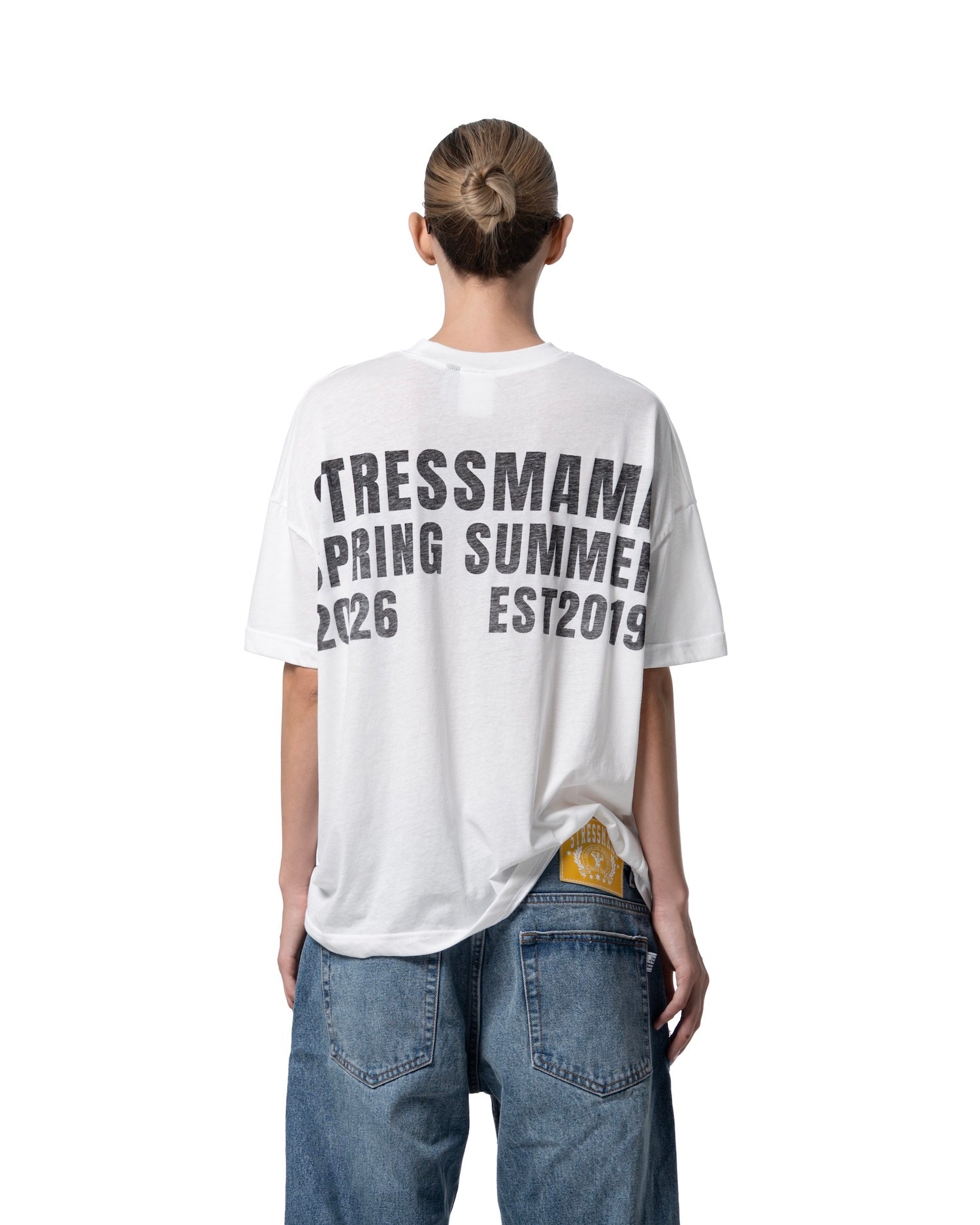 SSMA SS26 SHEER T-SHIRT - WHITE