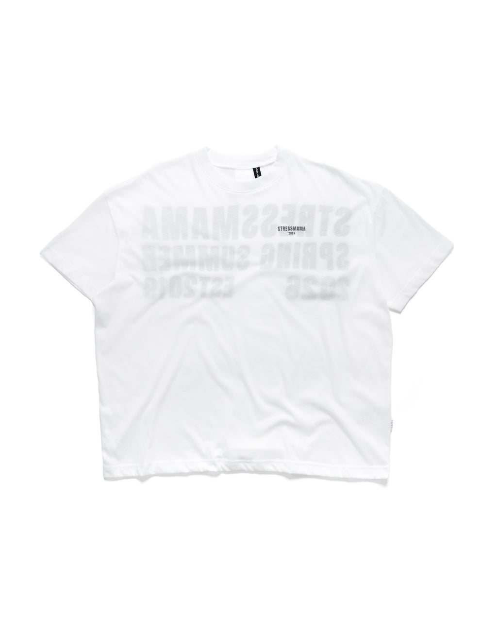 SSMA SS26 SHEER T-SHIRT - WHITE