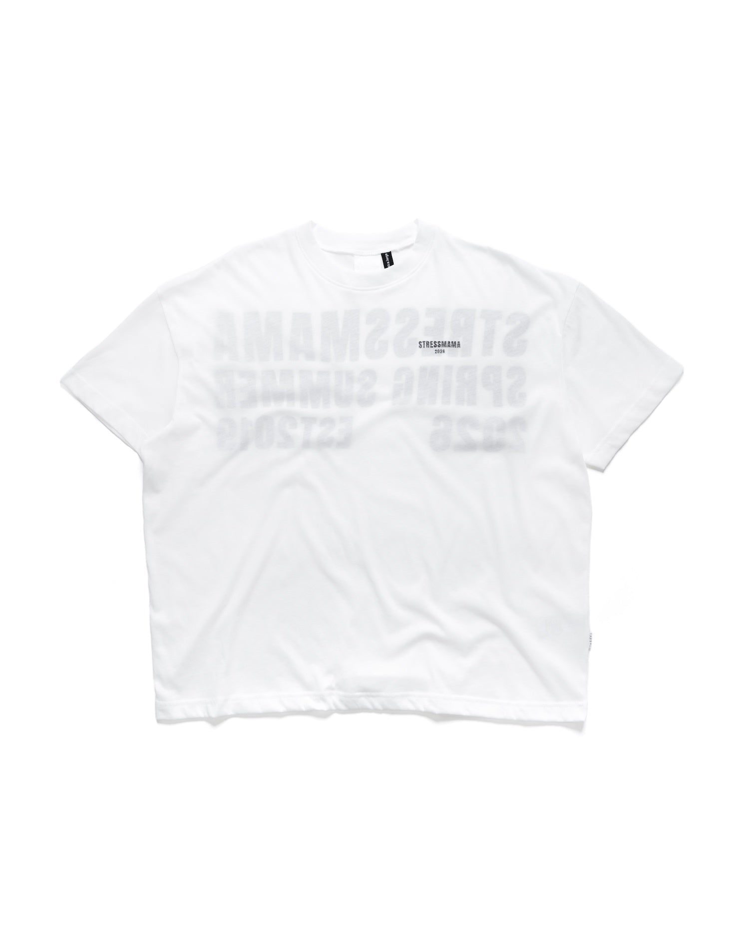 SSMA SS26 SHEER T-SHIRT - WHITE