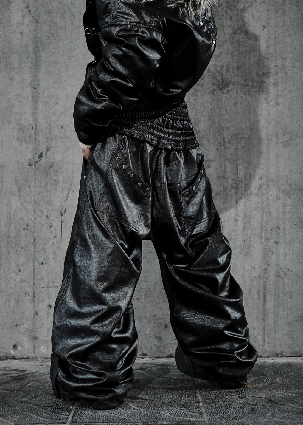 RICH QD.122 WIDE LEG BOXING PANTS