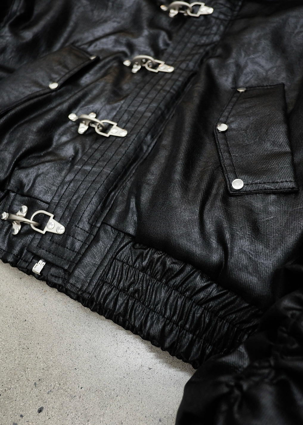 RICH AK094 REVERSIBLE FAUX FUR JACKET
