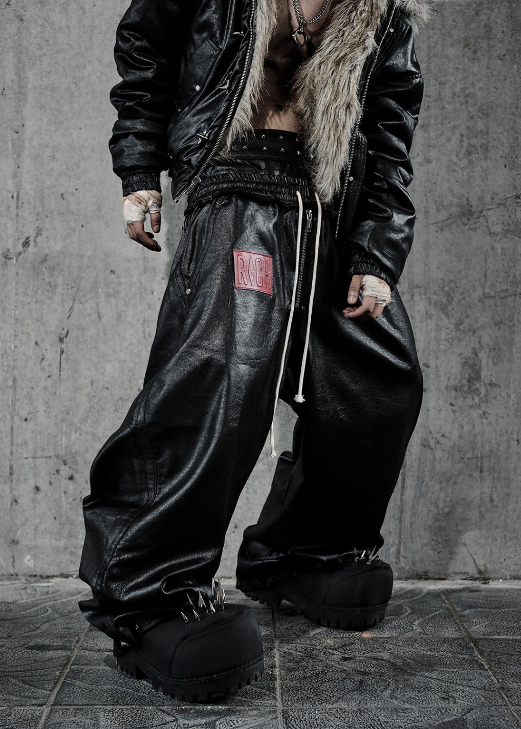 RICH QD.122 WIDE LEG BOXING PANTS