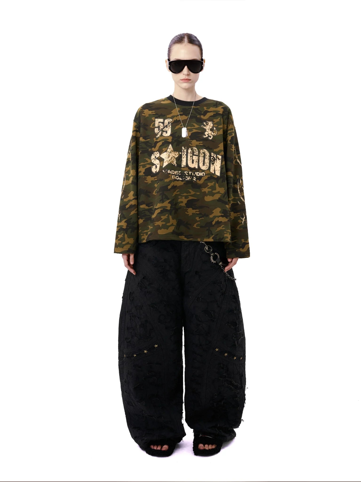 HADES TROOPER CAMO LONGSLEEVE TEE