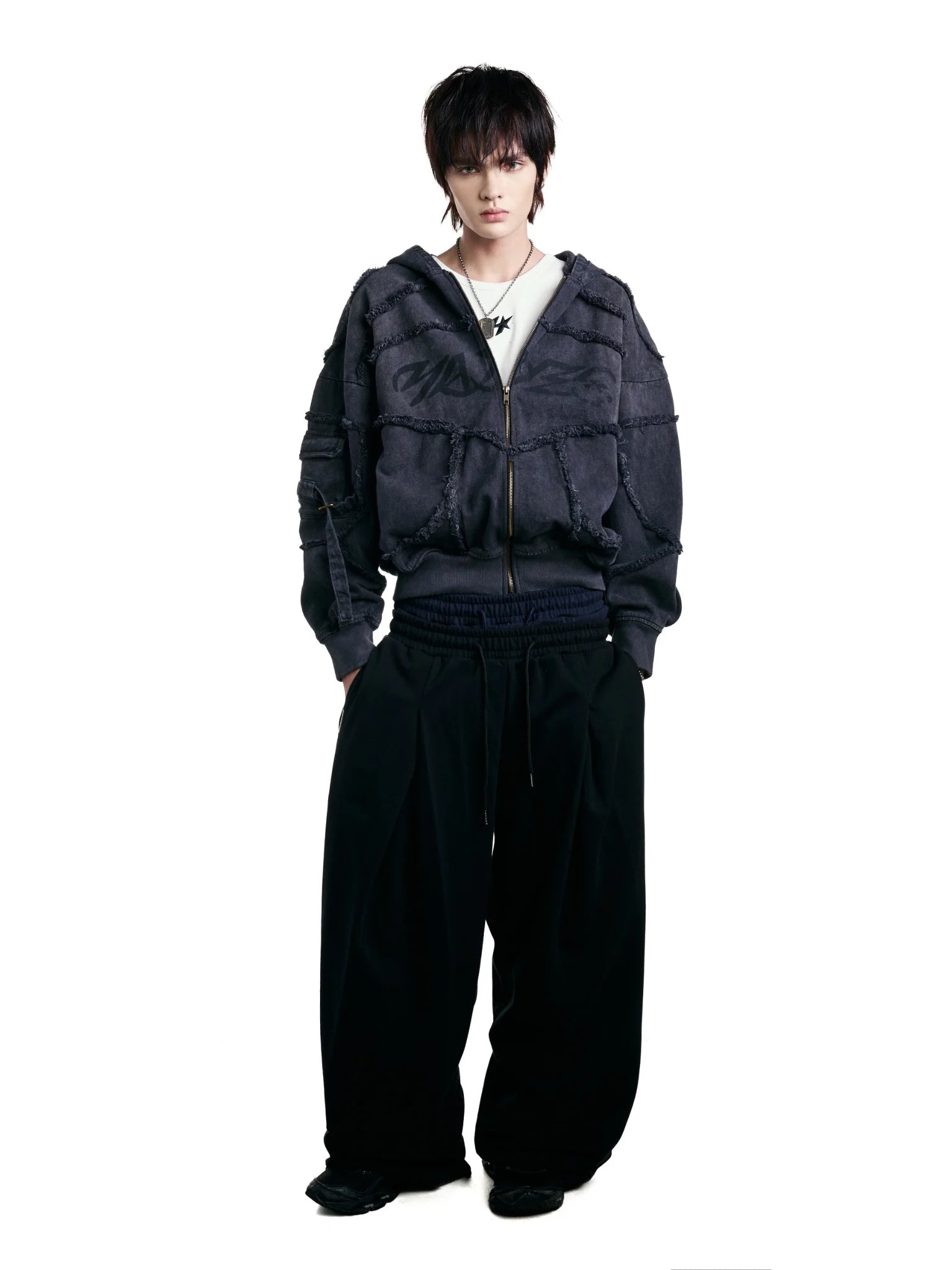 HADES INDUSRTRIAL EDGE HOODIE - GREY