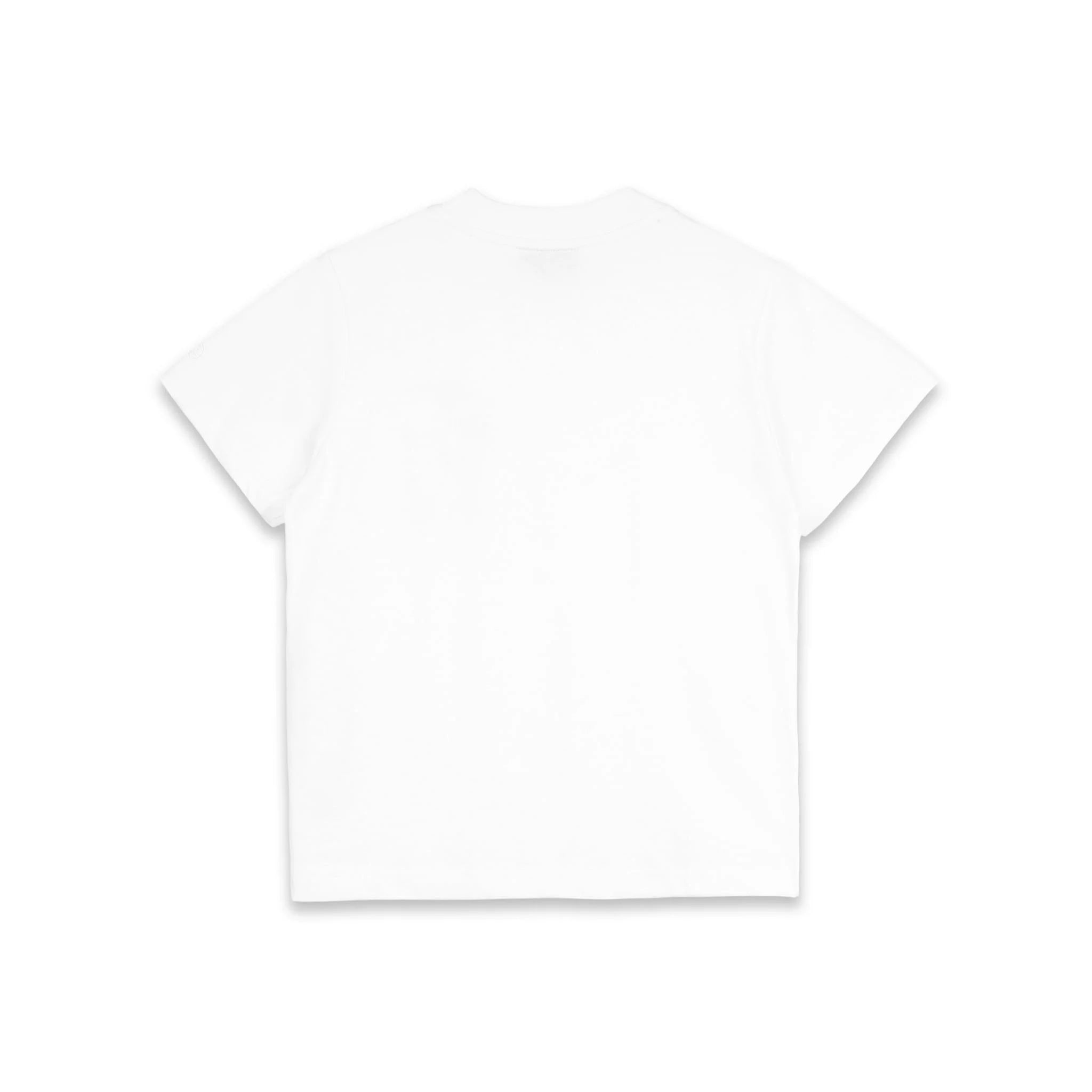 SWE PEEKING POCKET BABY TEE - WHITE
