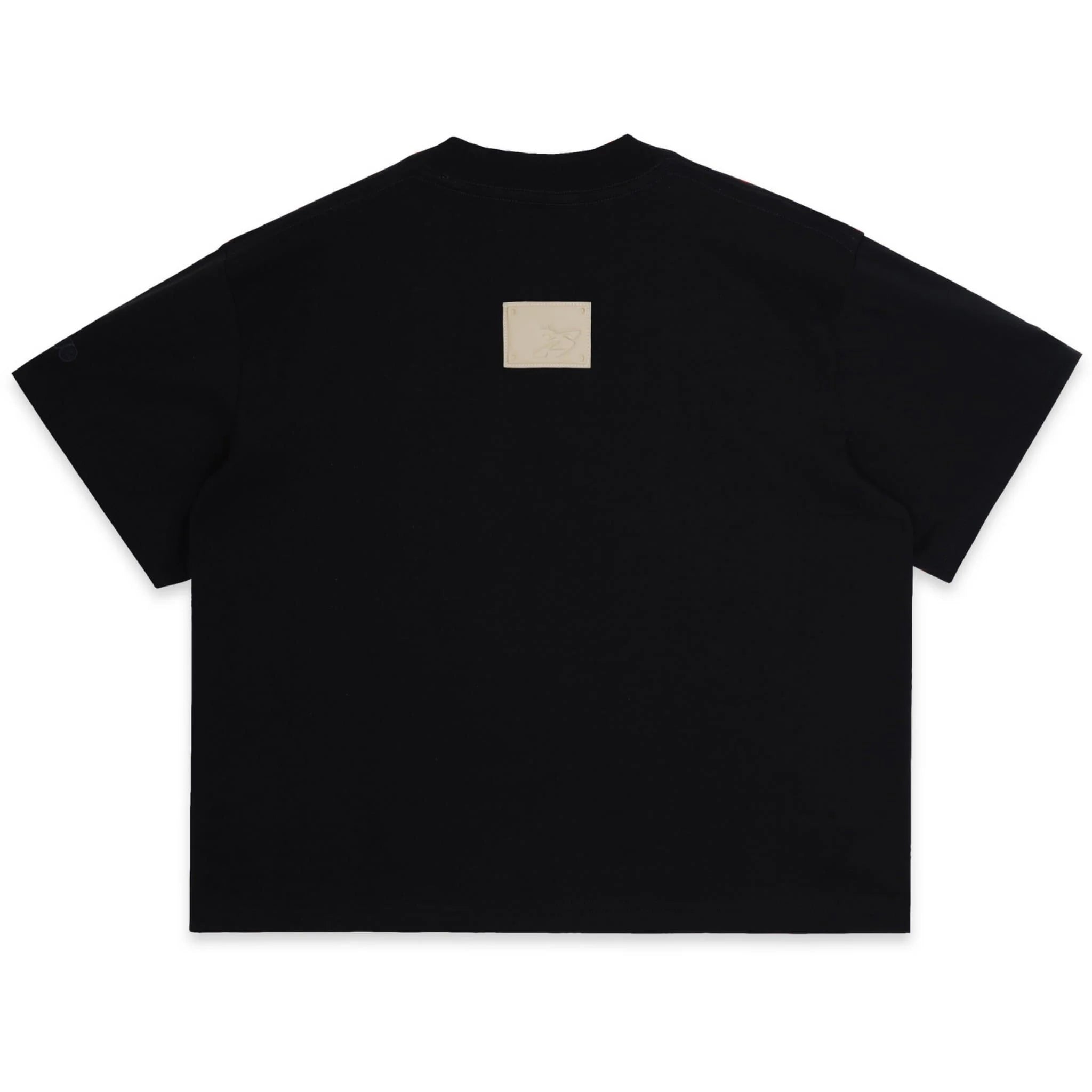 SWE CANDY ROSES BOXY TEE - BLACK