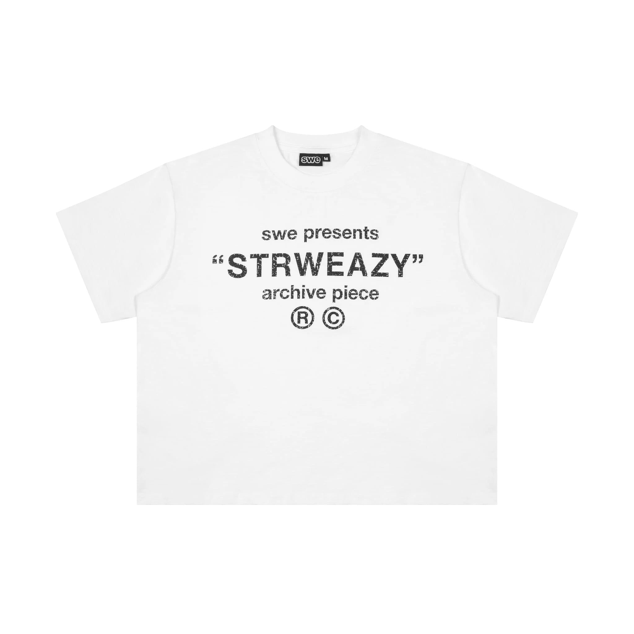 SWE ARCHIVE BOXY TEE - WHITE