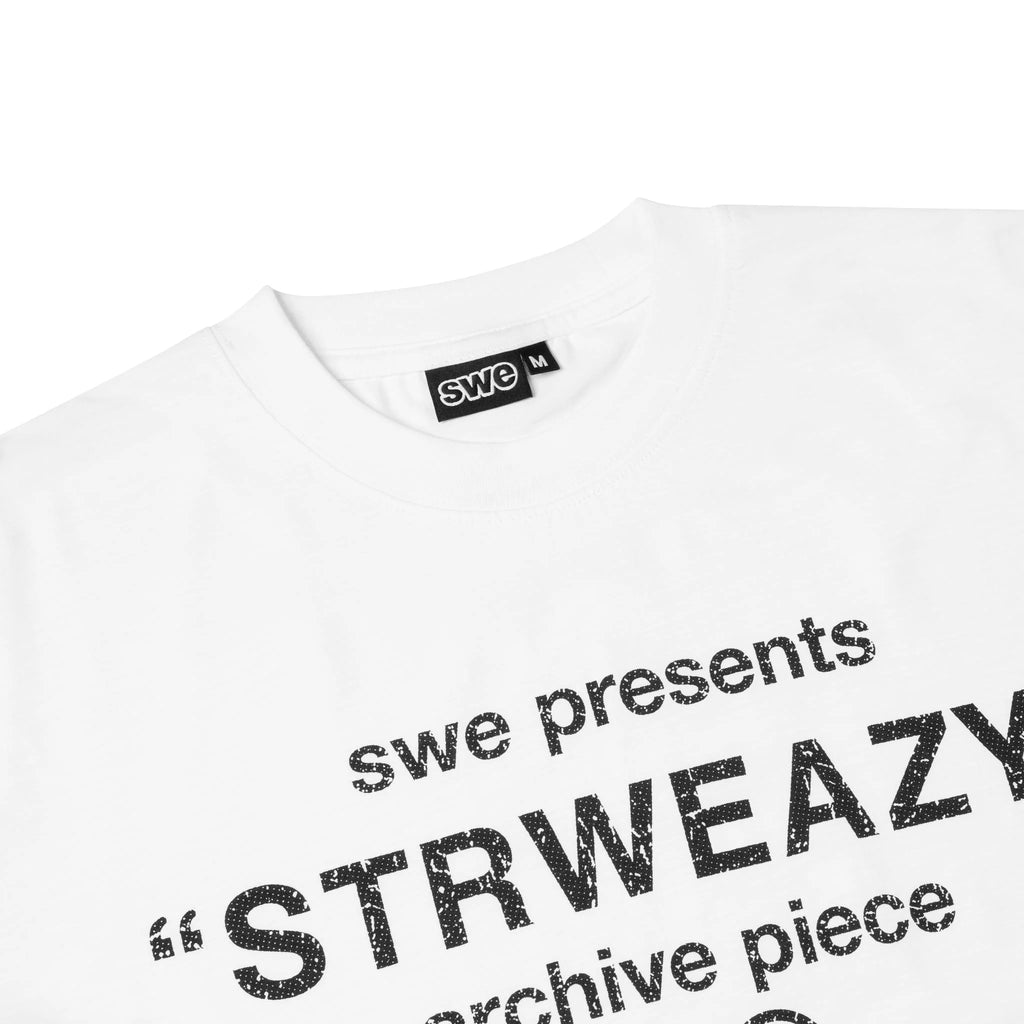 SWE ARCHIVE BOXY TEE - WHITE