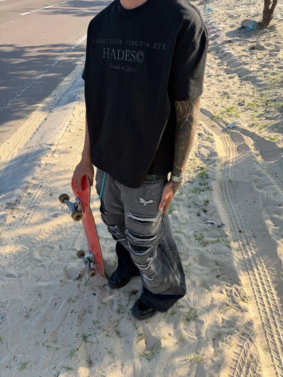 HADES ETE CLUB TEE - BLACK