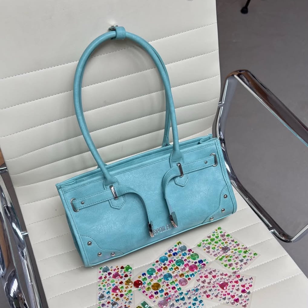 SPOILED PREMIUM PVC BUCKLE SHOULDER & TOP-HANDLE BAG