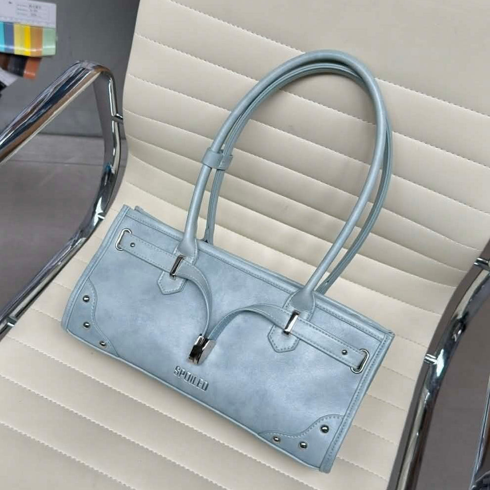 SPOILED PREMIUM PVC BUCKLE SHOULDER & TOP-HANDLE BAG