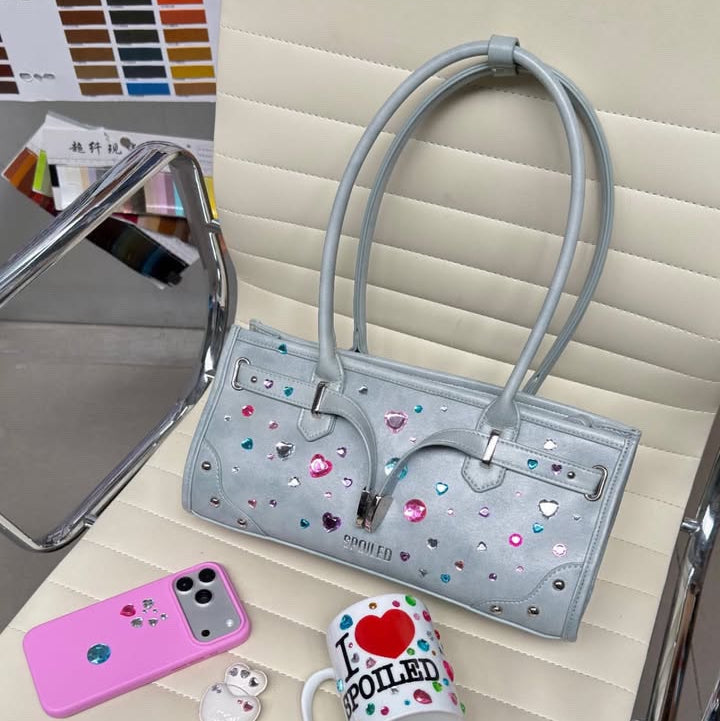 SPOILED PREMIUM PVC BUCKLE SHOULDER & TOP-HANDLE BAG