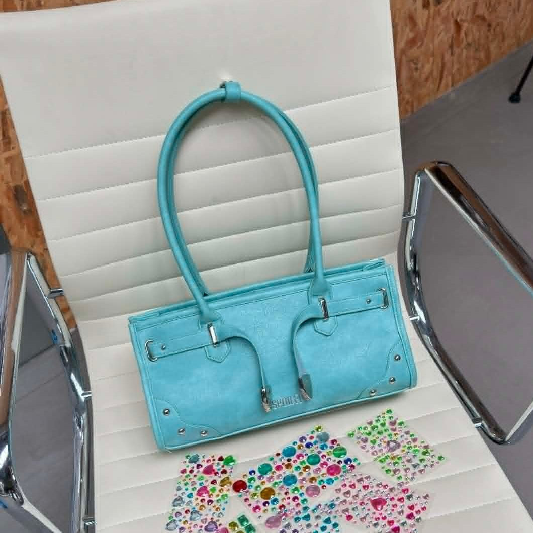 SPOILED PREMIUM PVC BUCKLE SHOULDER & TOP-HANDLE BAG