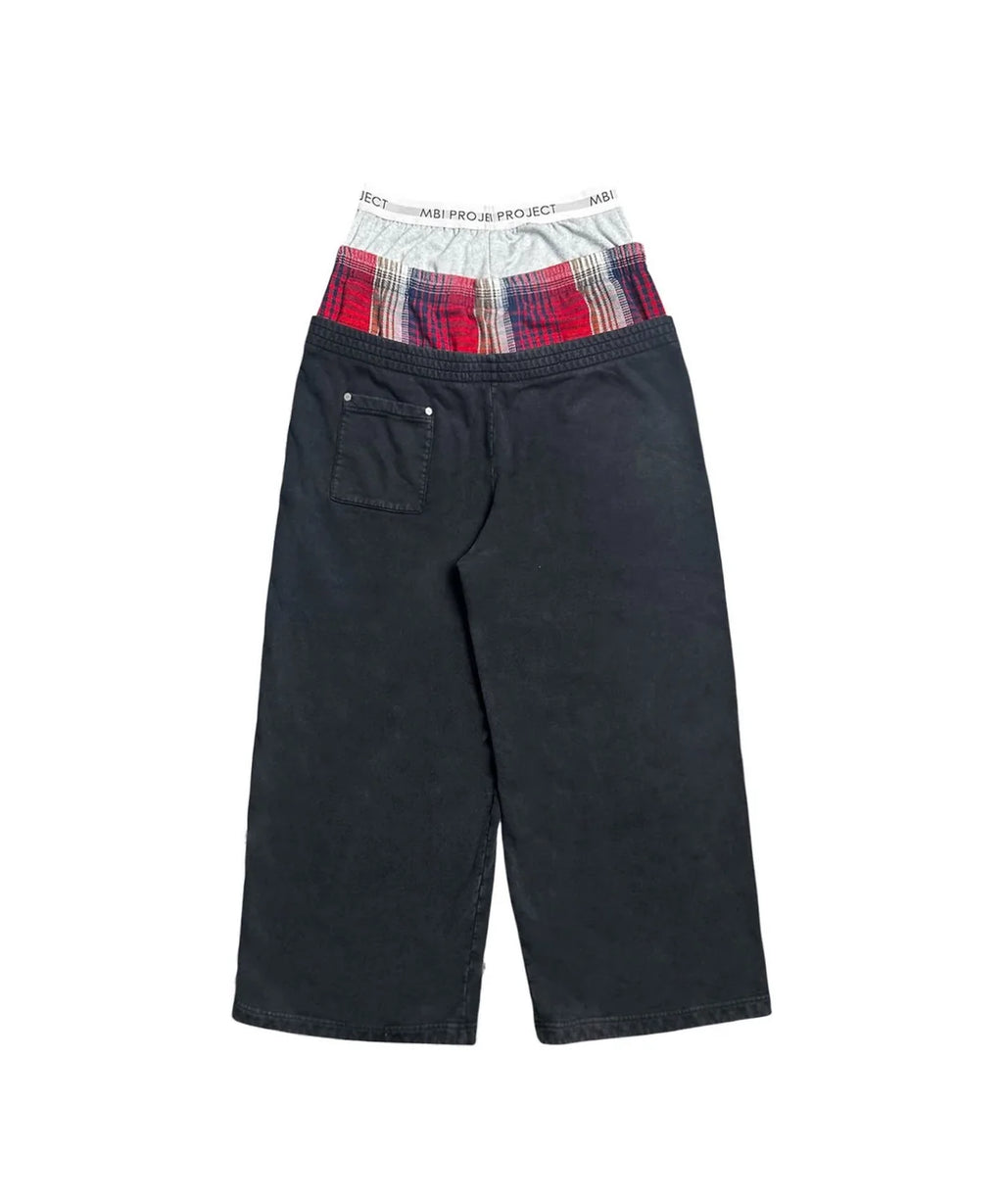 MBI TRIPLE WAISTED SWEATPANTS - DIRTY GRAY
