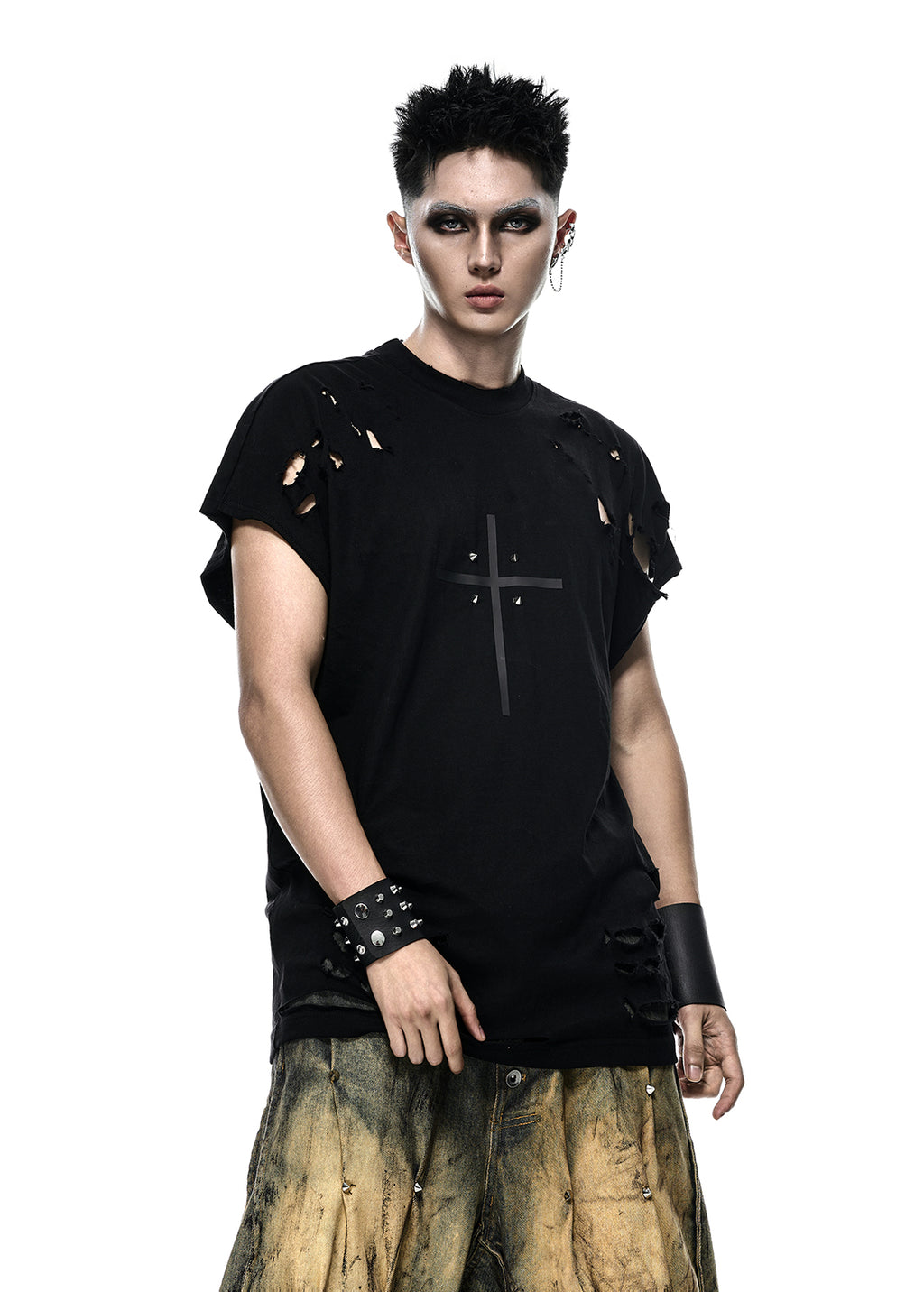 RICH AT.025 RIPPED T TANKTOP
