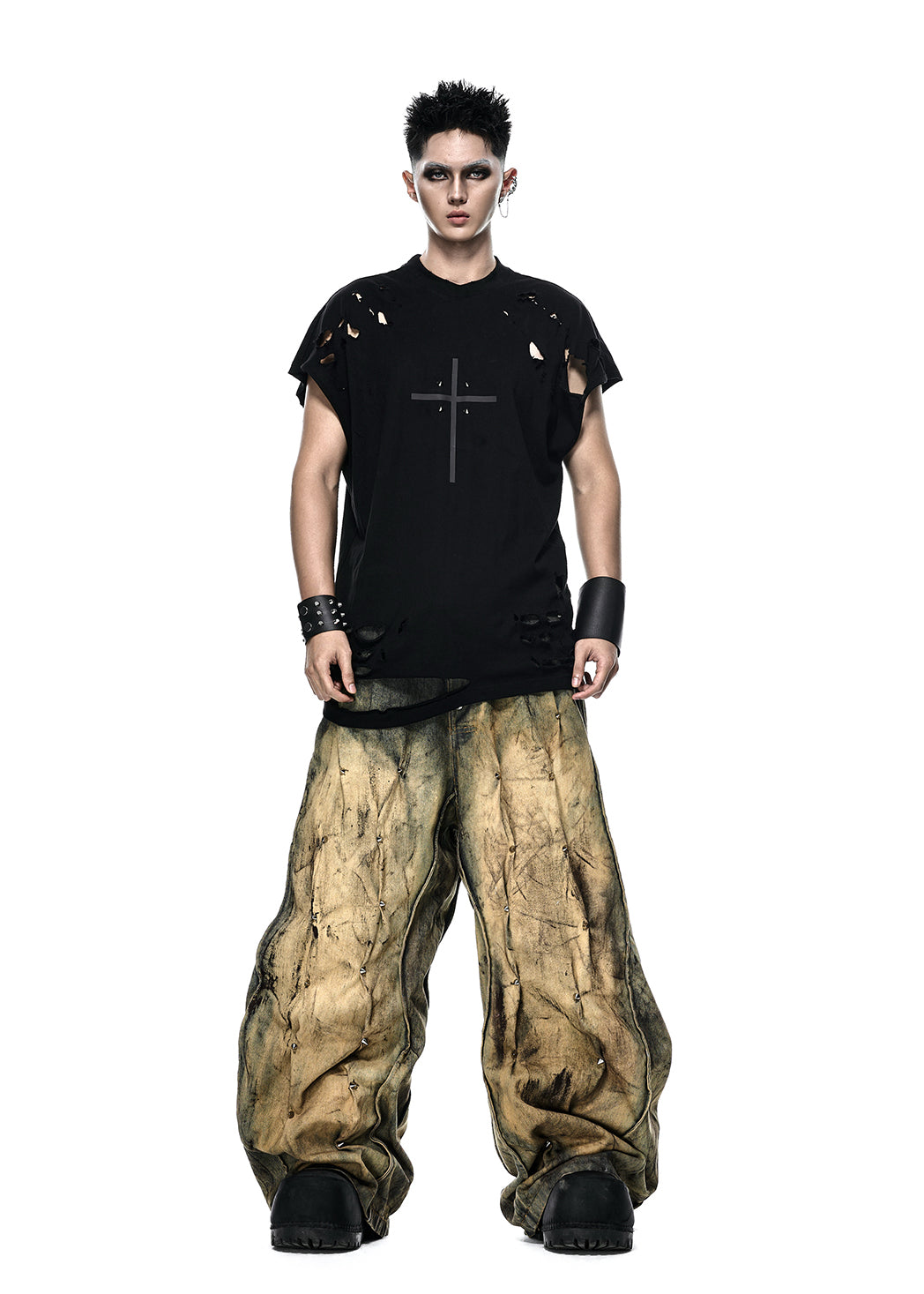 RICH AT.025 RIPPED T TANKTOP