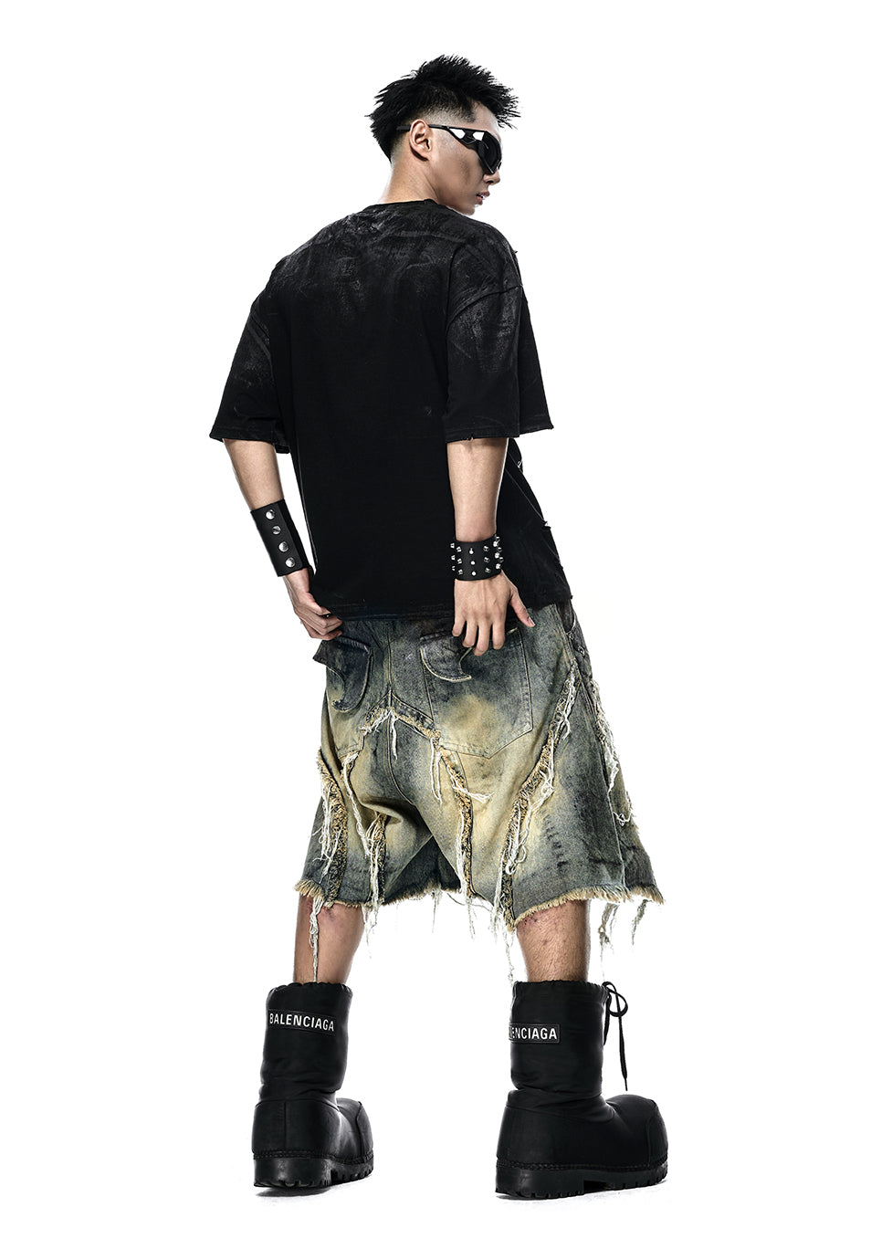 RICH AN.125 HARDCORE WAXED OVERSIZE T-SHIRT
