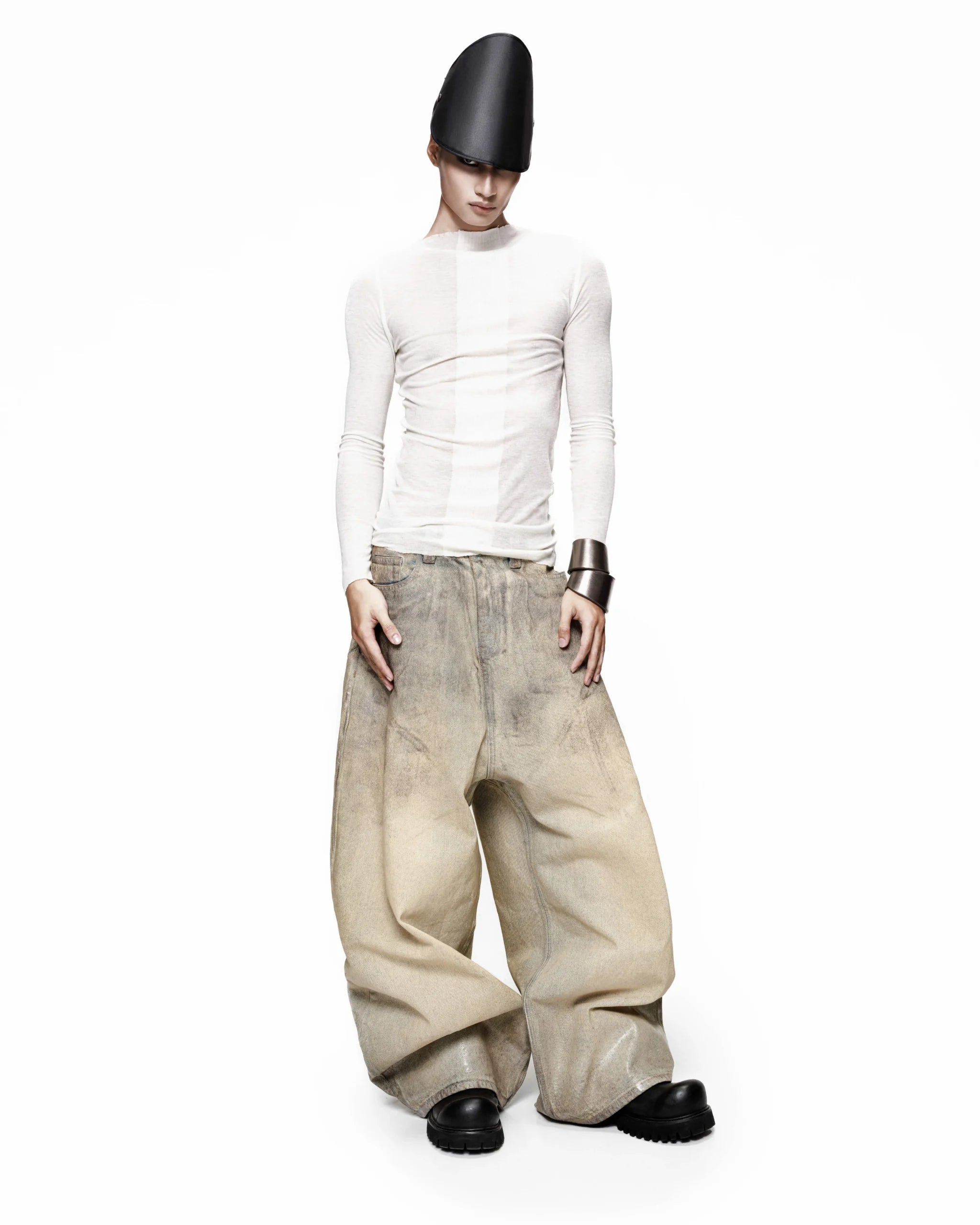 LATUI ATELIER SIP & SPILL JEANS