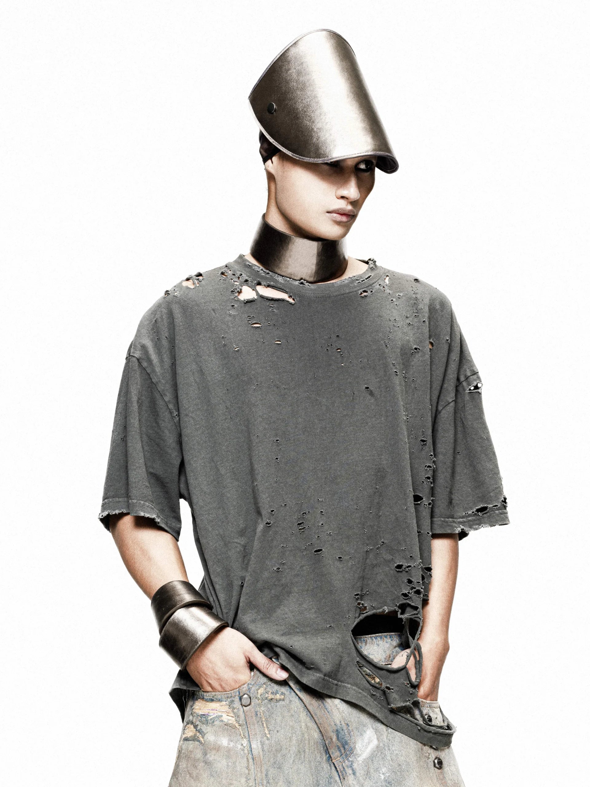 LATUI ATELIER PARADOX BLUMER T-SHIRT
