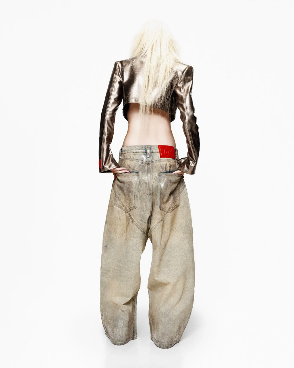 LATUI ATELIER SIP & SPILL JEANS
