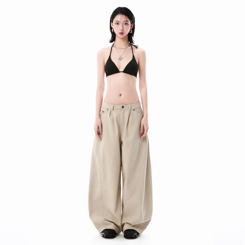 SWE BARREL KHAKI PANTS