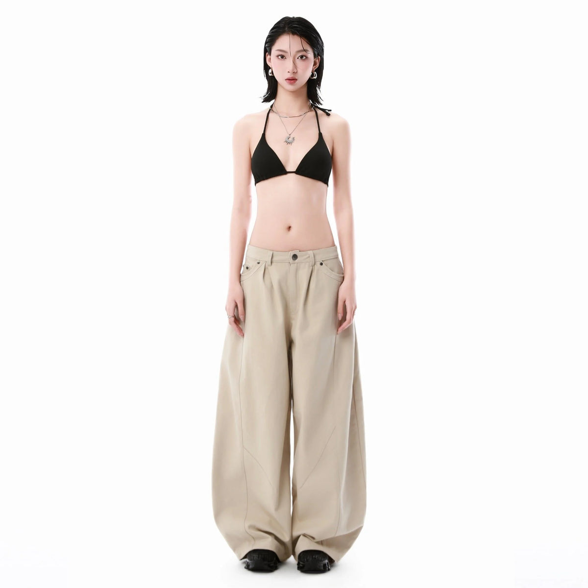 SWE BARREL KHAKI PANTS