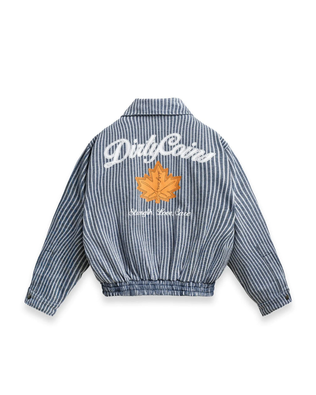 DIRTYCOINS ÁO KHOÁC BOMBER STRIPED MAPLE LEAF