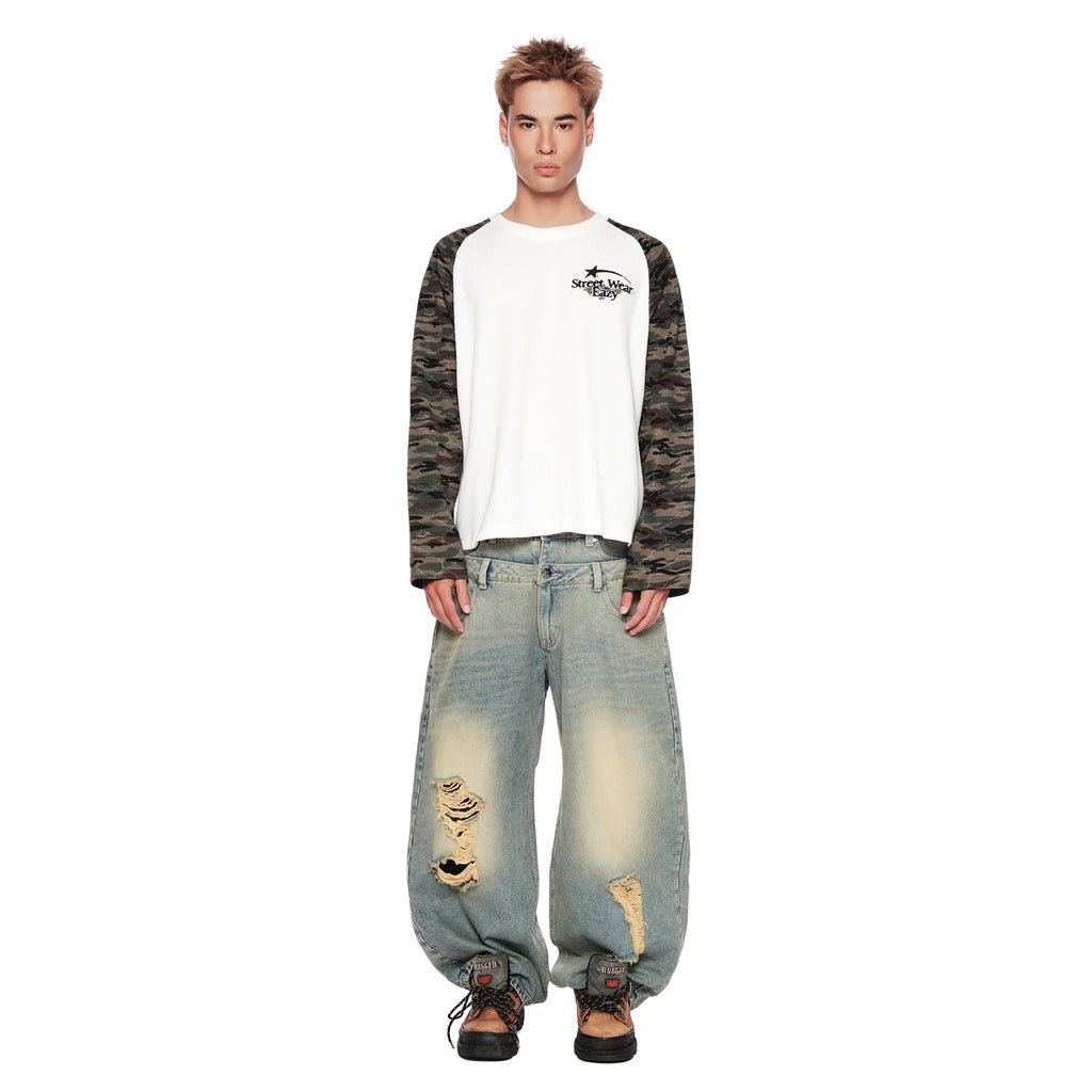 SWE CAMO RAGLAN L/S TEE