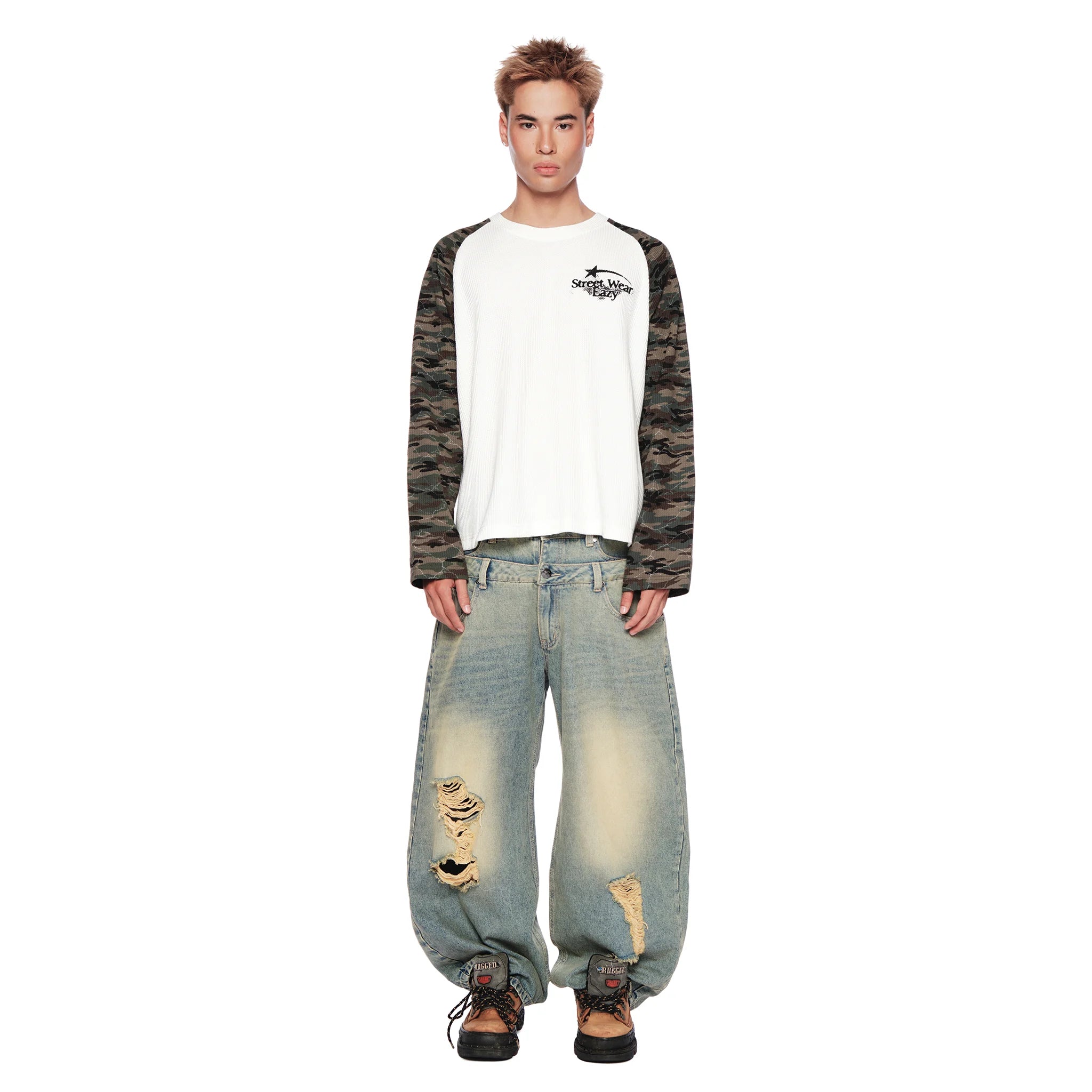 SWE CAMO RAGLAN L/S TEE