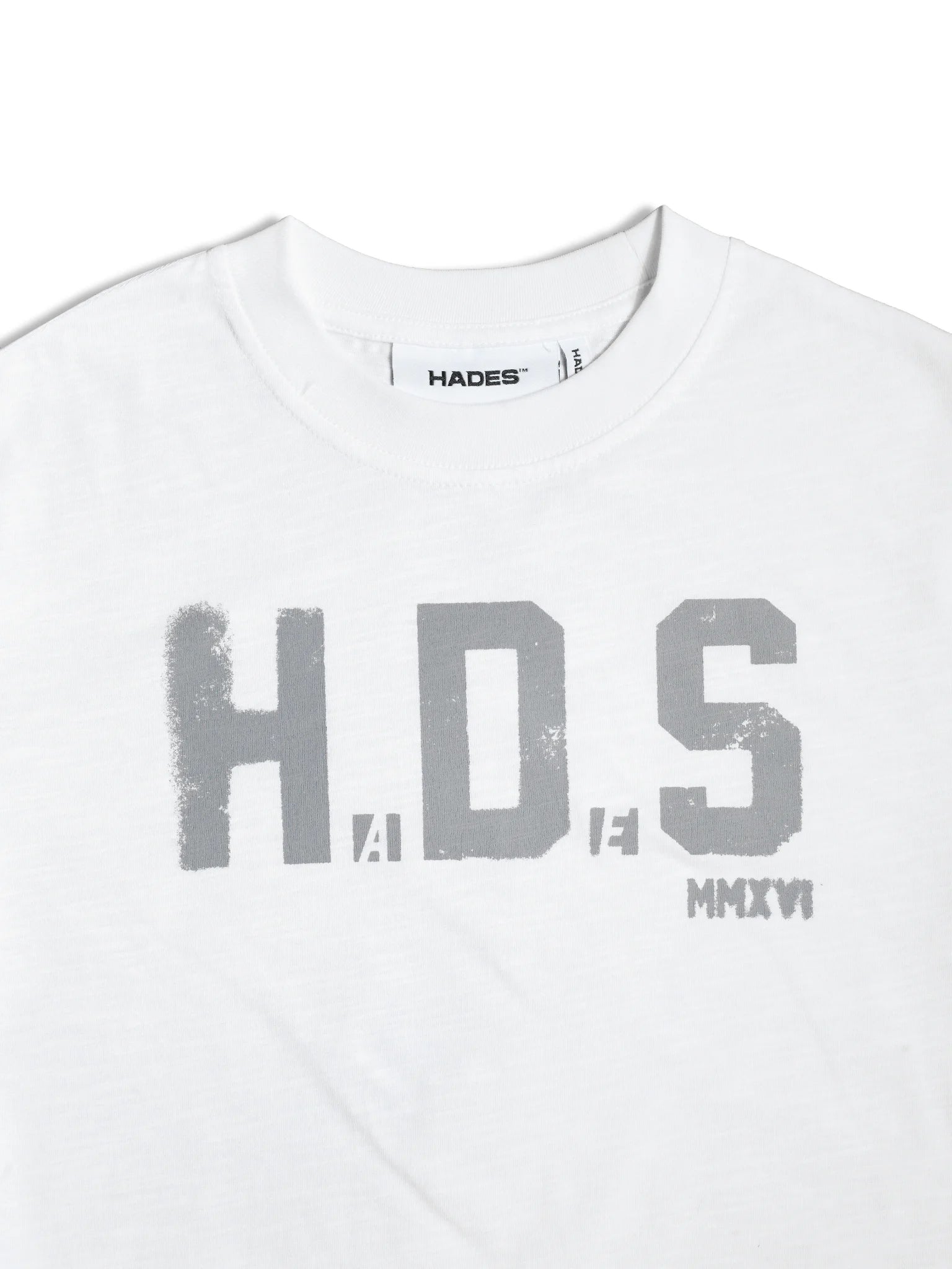 HADES ARCHIVE BABY TEE - WHITE