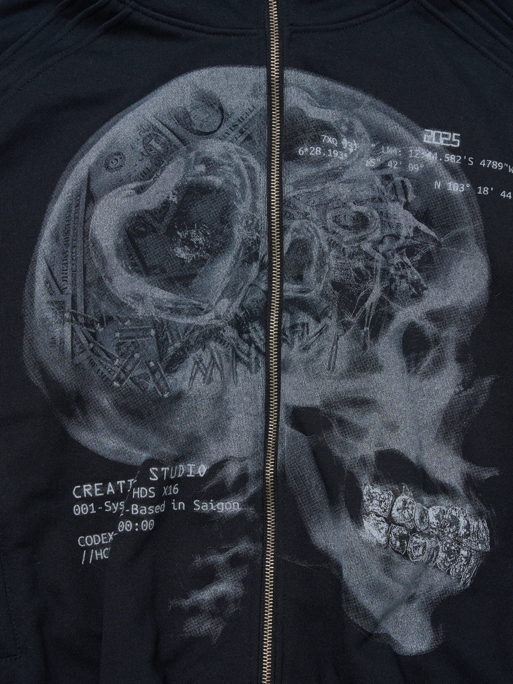 HADES X-RAY VISION ZIP HOODIE