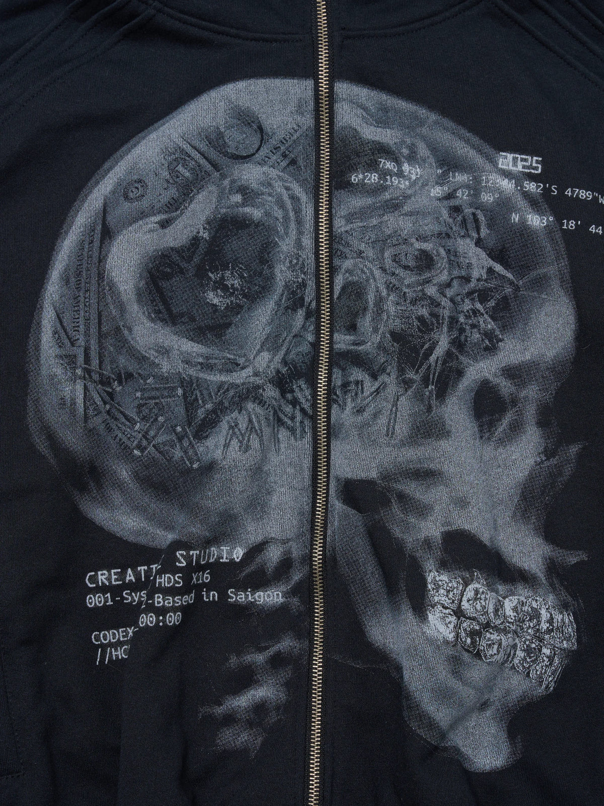 HADES X-RAY VISION ZIP HOODIE